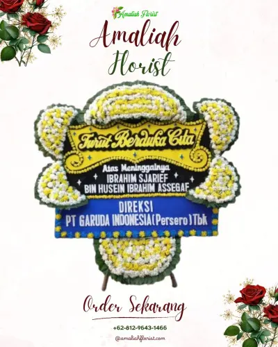 Papan Bunga Duka di Nunbaun Sabu